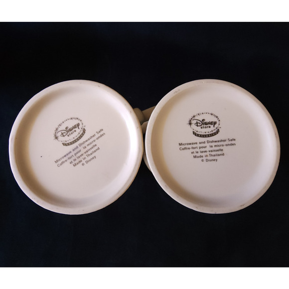 Vintage Disney Store Exclusive Ceramic Coffee Mug Cup Set of 6 12 oz Rare - Picture 4 of 14